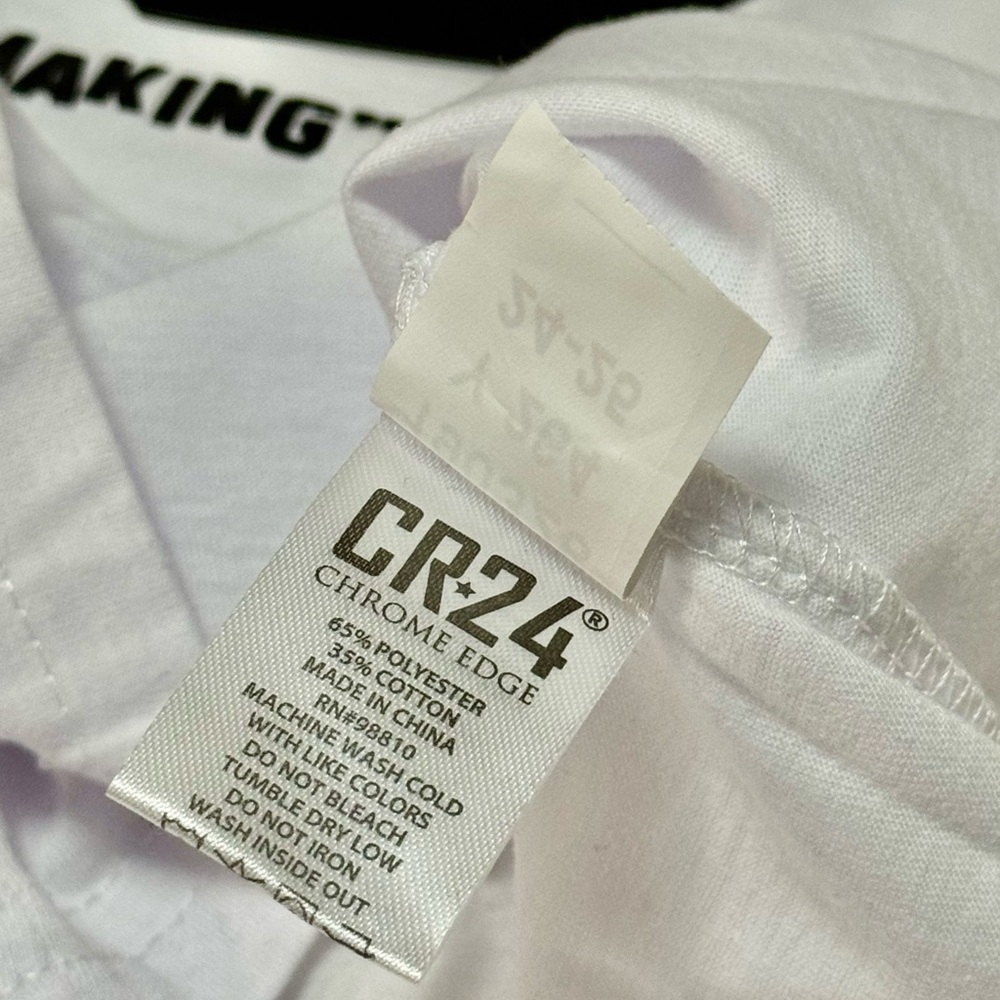 CR24 Bordo chromato Boys Size 8 White T-Shirt - Legend #23 - Picture 3 of 7